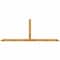 Ekena Millwork Portland Rough Sawn Timber Gable Bracket, Western Red Cedar, 108"W x 40"H x 2"D x 4"F, 9/12 Pitch GBW108X40X0204POR00RWR - alternate 1